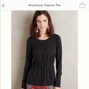 Anochecar Peplum Tee from Anthropologie